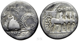 AUGUSTUS (27 BC-14 AD). Denarius. Uncertain mint in Spain, possibly Colonia Patricia