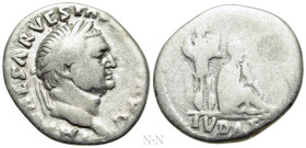 VESPASIAN (69-79). Denarius. Rome. "Judaea Capta" issue