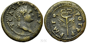 TITUS (Caesar, 69-79). Quadrans. Rome, for use in the East