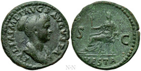 JULIA TITI (Augusta, 79-90/1). Dupondius. Rome