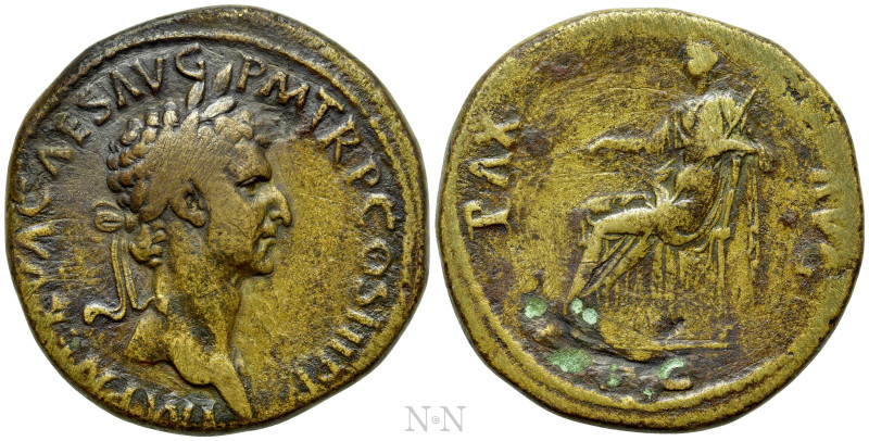 NERVA (96-98). Sestertius. Rome. 

Obv: IMP NERVA CAES AVG P M TR P COS III P ...