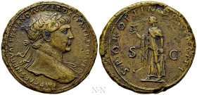 TRAJAN (98-117). Sestertius. Rome