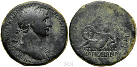 TRAJAN (98-117). Sestertius. Rome
