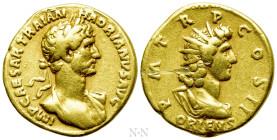 HADRIAN (117-183). GOLD Aureus. Rome