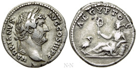 HADRIAN (117-138). Denarius. Rome. "Travel Series" issue