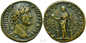 ANTONINUS PIUS (138-161). Sestertius. Rome