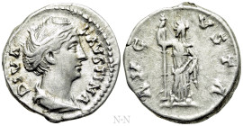 DIVA FAUSTINA I (Died 140/1). Denarius. Rome