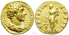 MARCUS AURELIUS (Caesar, 139-161). GOLD Aureus. Rome