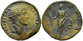 MARCUS AURELIUS (Caesar, 139-161). Sestertius. Rome