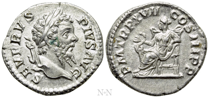 SEPTIMIUS SEVERUS (193-211). Denarius. Rome. 

Obv: SEVERVS PIVS AVG. 
Laurea...