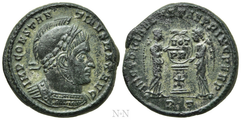 CONSTANTINE I 'THE GREAT' (307/10-337). Follis. Ticinum. 

Obv: IMP CONSTANTIN...