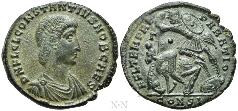 CONSTANTIUS GALLUS (Caesar, 351-354). Ae. Constantinople. 

Obv: D N FL CL CON...