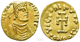 CONSTANS II (641-668). GOLD Tremissis. Constantinople