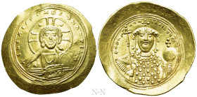 CONSTANTINE IX MONOMACHUS (1042-1055). GOLD Histamenon Nomisma. Constantinople