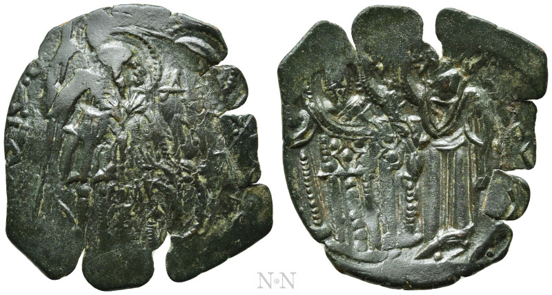 MICHAEL VIII PALAEOLOGUS (1261-1282). Trachy. Constantinople. 

Obv: St. Demet...