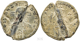 BYZANTINE LEAD SEALS. Romanus I with Christopher and Constantine VII (931-944)