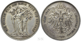 AUSTRIAN EMPIRE. Franz I (1804-1835). 1 Feinthaler (1868). Third German Shooting Festival