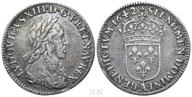 FRANCE. Louis XIII (1610-1643). 1/12 Écu (1642-A). Paris