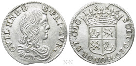 FRANCE. William Henry (1650-1673). 5 Sols - 1/12 Ecu (1666)