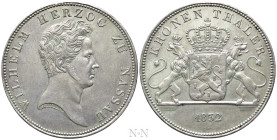 GERMANY. Nassau. Wilhelm (1816-1839). Kronenthaler (1832). Wiesbaden