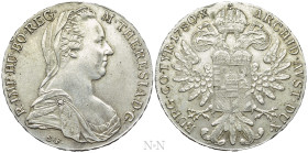 HOLY ROMAN EMPIRE. Maria Theresia (1740-1780). Taler (1780-SF)