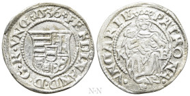 HUNGARY. Ferdinand I (1526-1564). Denar (1536-KB). Kremnitz