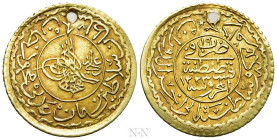 OTTOMAN EMPIRE. Mahmud II (AH 1223-1255 / 1808-1839 AD). GOLD Cedid Adliye Altını. Qustantiniya (Constantinople) mint. Dated AH 1223//19 (AD 1827)