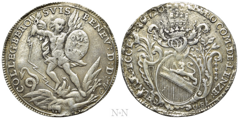 SWITZERLAND. Beromünster - Luzern. 1/2 Michaelspfennig - 1/4 Taler (Circa 1720)....