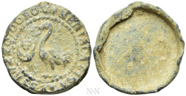 ITALY. Venice. Theriac Box Seal (Circa 17th century). Produced by the 'Struzzo d'Oro' pharmacopia of Venice