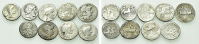9 Denarii of the Roman Republic