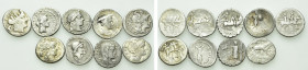 9 Denarii of the Roman Republic