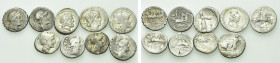 9 Denarii of the Roman Republic