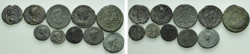 10 Roman Provincial Coins. 

Obv: .
Rev: .

. 

Condition: See picture.
...