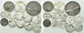 13 Modern Coins; Poland, Russia etc