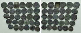 30 Byzantine Coins; Mostly Tetartera