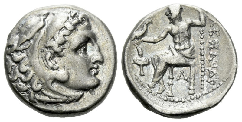 Kingdom of Macedon, Philip III, 323-317 Sardes Drachm in name and types of Alexa...