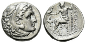 Kingdom of Macedon, Philip III, 323-317 Sardes Drachm in name and types of Alexander III circa 322-319 - From the collection of a Mentor.