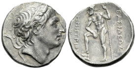 Kingdom of Macedon, 6 - Demetrios Poliorketes 294-288 Pella Tetradrachm circa 289-288