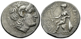 Kingdom of Thrace, Lysimachus, 323-281 and posthumous issues Sestus Tetradrachm circa 297-281 - From the collection of a Mentor.