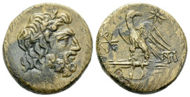 Pontus, Time of Mithradates VI Eupator 120-63 BC Amisus Bronze circa 120-63