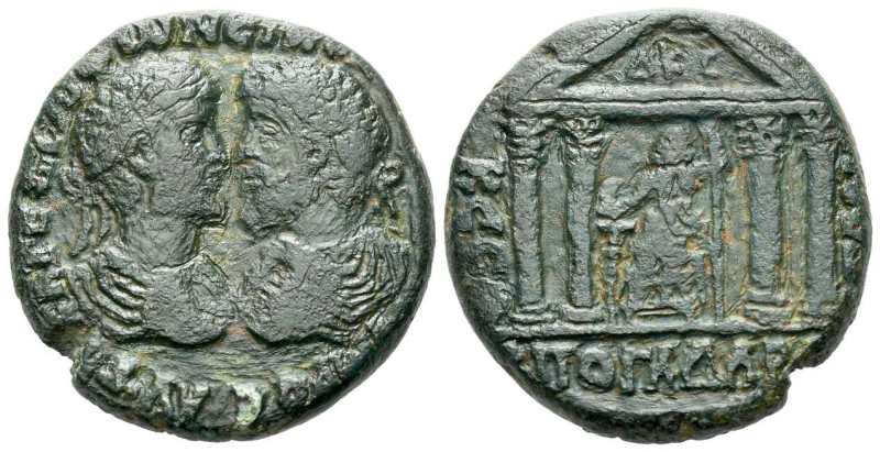 Decapolis, Gadara Marcus Aurelius, 161-180 Bronze circa 161-169, Æ 27.30 mm., 19...