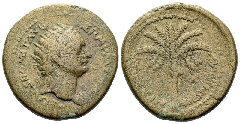 Domitian, 81-96 Dupondius Caesaraea Maritima, Judaea 92, Æ 29.00 mm., 14.83 g.
...