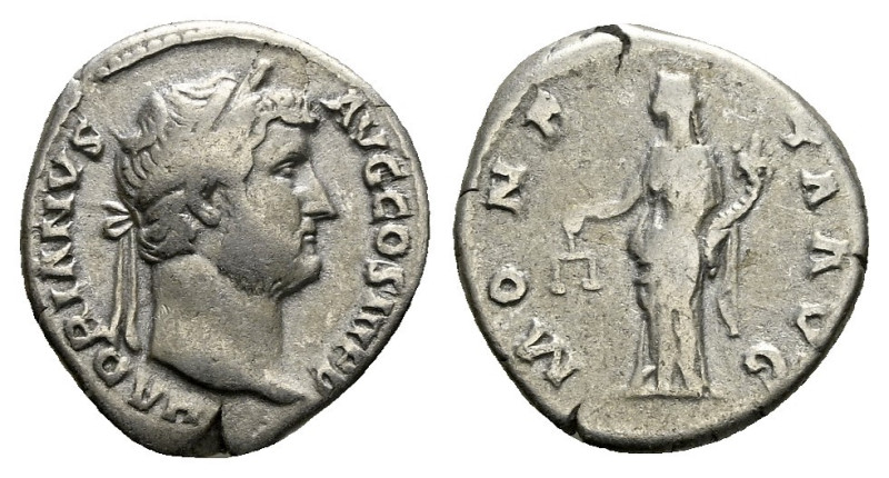 Hadrian, 117-138 Denarius Rome circa 134-138, AR 17.00 mm., 3.25 g.
Bare head r...