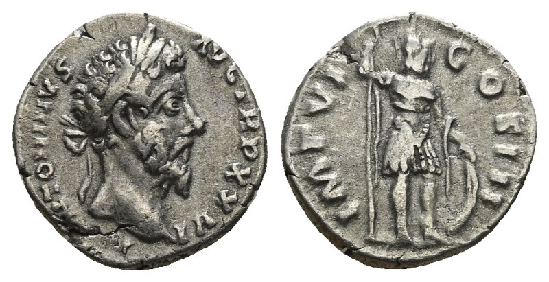 Marcus Aurelius, 161-180 Denarius Rome 171-172, AR 17.00 mm., 2.81 g.
Laureate ...