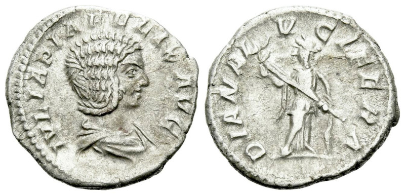 Julia Domna, wife of Septimius Severus Denarius Rome circa 211-217, AR 17.00 mm....