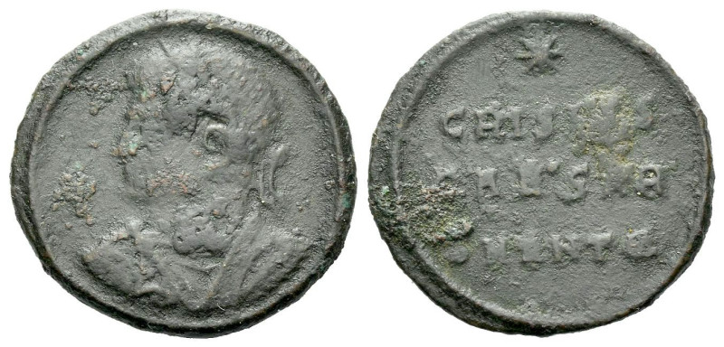 Crispus caesar, 317-326 AE3 Antiochia circa 324-325, Æ 19.00 mm., 2.57 g.
Laure...