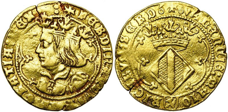 ESPAGNE, CATALOGNE ET ARAGON, Ferdinand II (1479-1516), AV double ducat, s.d., V...