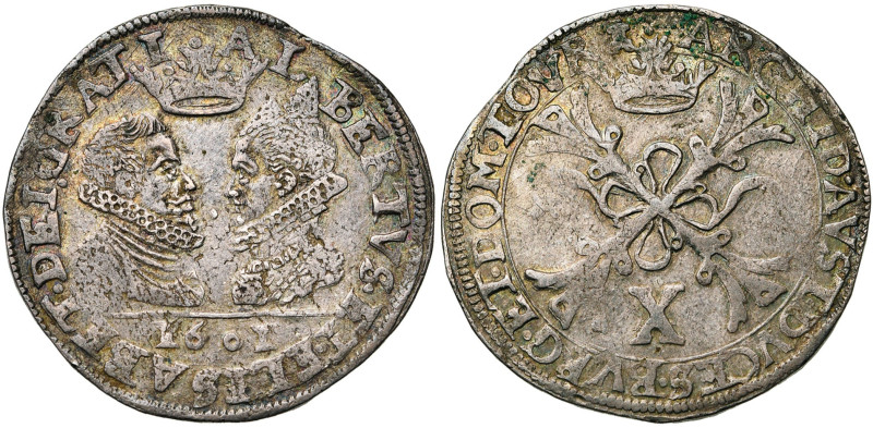 TOURNAI, Seigneurie, Albert et Isabelle (1598-1621), AR demi-florin (10 sols), 1...