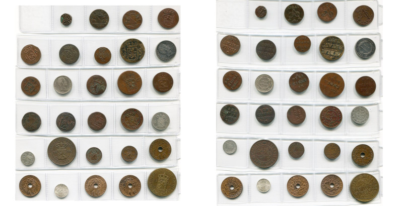 NETHERLANDS EAST INDIES, lot of 29 pcs, including: VOC, duit 1780, 1790, 1794; L...