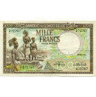 CONGO, Banque du Congo belge, 1000 francs, 10.4.1947. Pick 19b; Martiny, Congo, BCB30-3 (cet exemplaire illustré). N° D72767. Traces de plis. Seulemen...